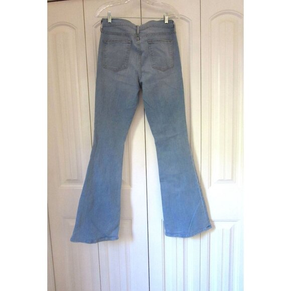 Frame Le High Flare Light Wash Blue Jeans W30, Inseam 34 - Picture 11 of 12